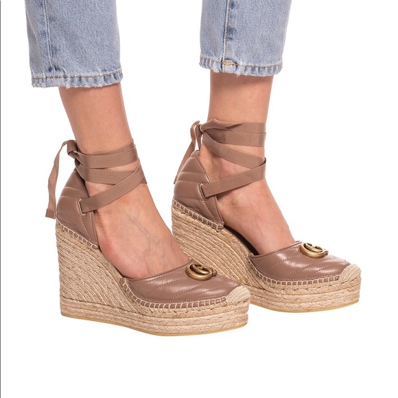 Gucci Wedge Platform Mormont Espadrille - Picture 2 of 6
